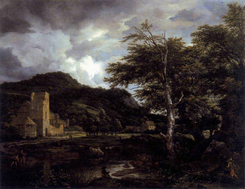 Jacob Isaacksz. van Ruisdael The Cloister china oil painting image